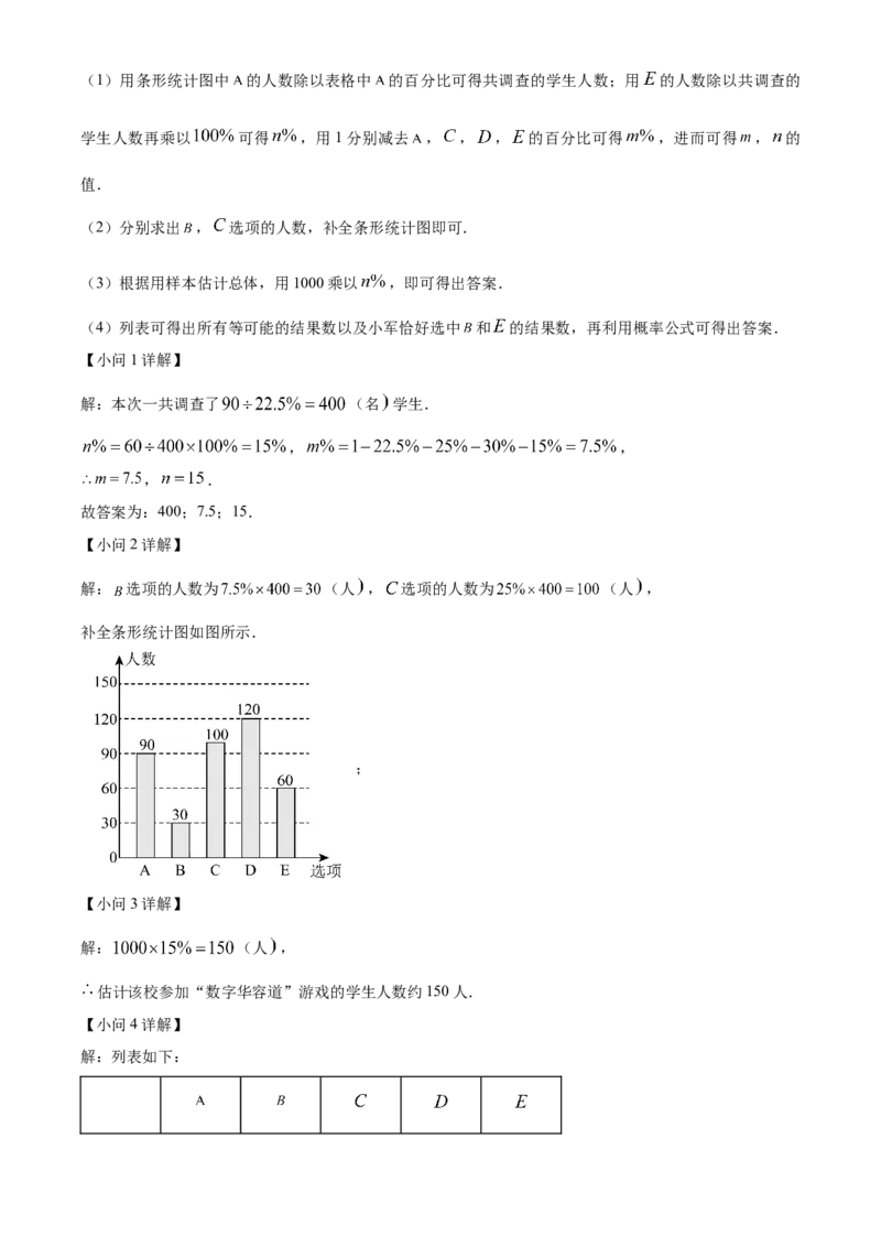 精品解析：2025年安徽省合肥市中考数学多校联考一模试卷（解析版）_2025年安徽省中考模拟试卷数学_2025年安徽数学一模卷62份_精品解析：2025年安徽省合肥市中考数学多校联考一模试卷