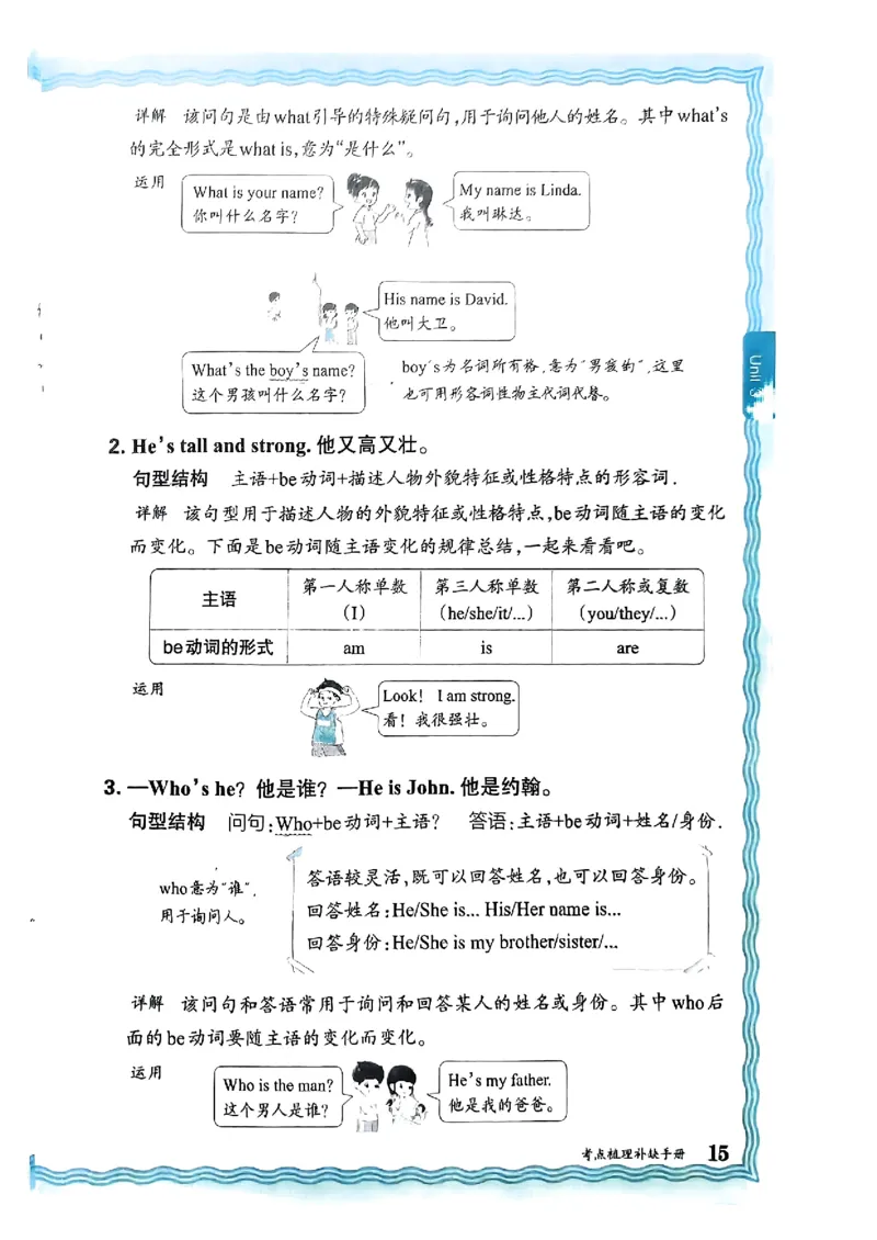 四年级英语上册人教PEP版24秋《王朝霞考点梳理时习卷》考点梳理手册_26春四年级上下册人教版_四上英语合集人教版PEP英语四年级上册新教材（教学视频+课件+动画+音频+练习+教案）