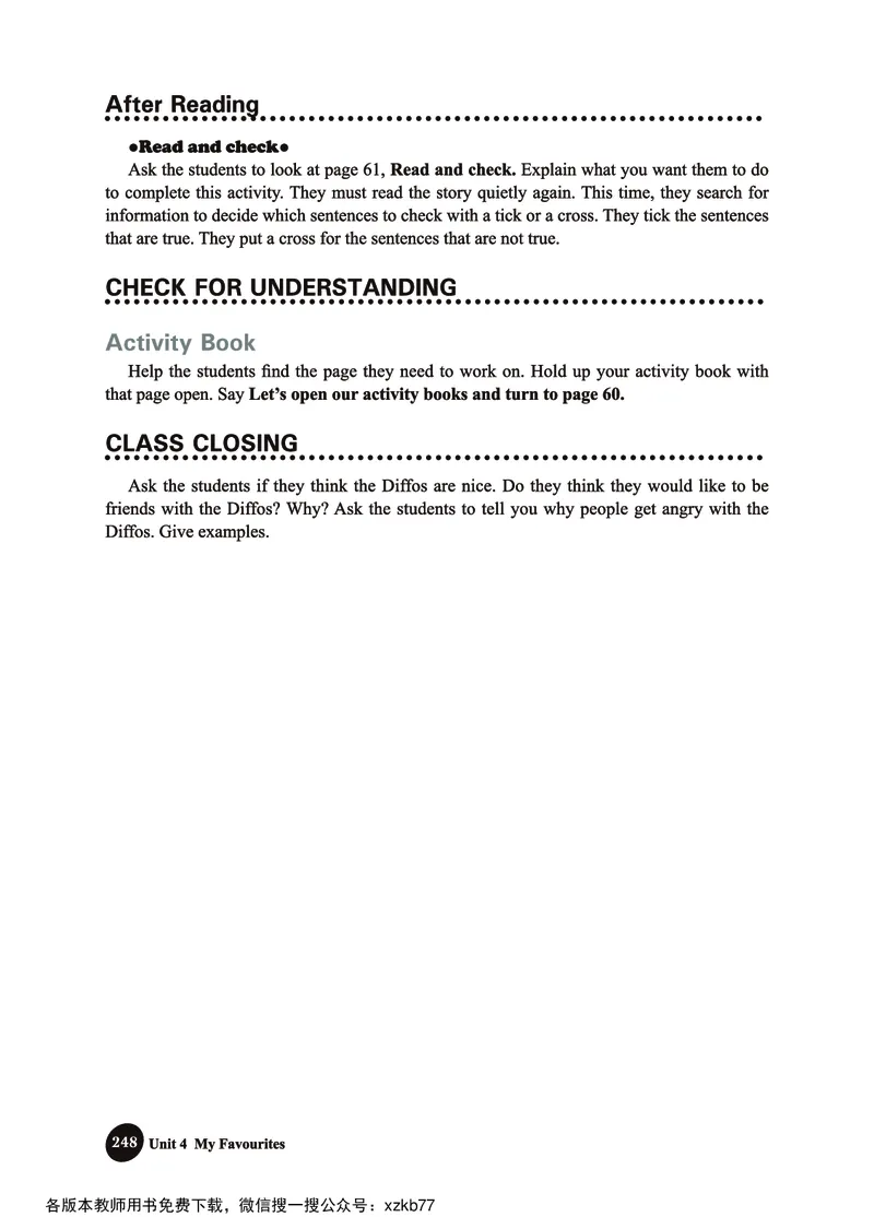 冀教教师用书（三年级起点）4下册_26春四年级上下册人教版_四上英语合集人教版PEP英语四年级上册新教材（教学视频+课件+动画+音频+练习+教案）_16教师用书_小学英语