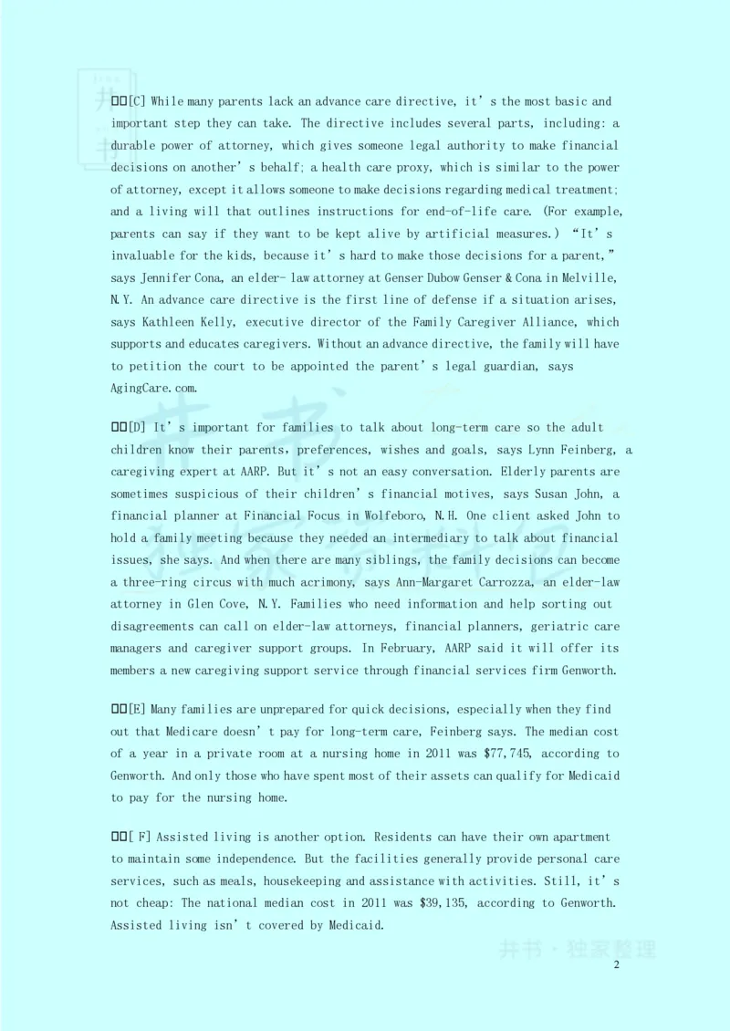 大学英语四级改革阅读理解新题型&mdash;匹配题练习(最新)_大学英语四六级_赠送_四六级作文模板+单词_阅读