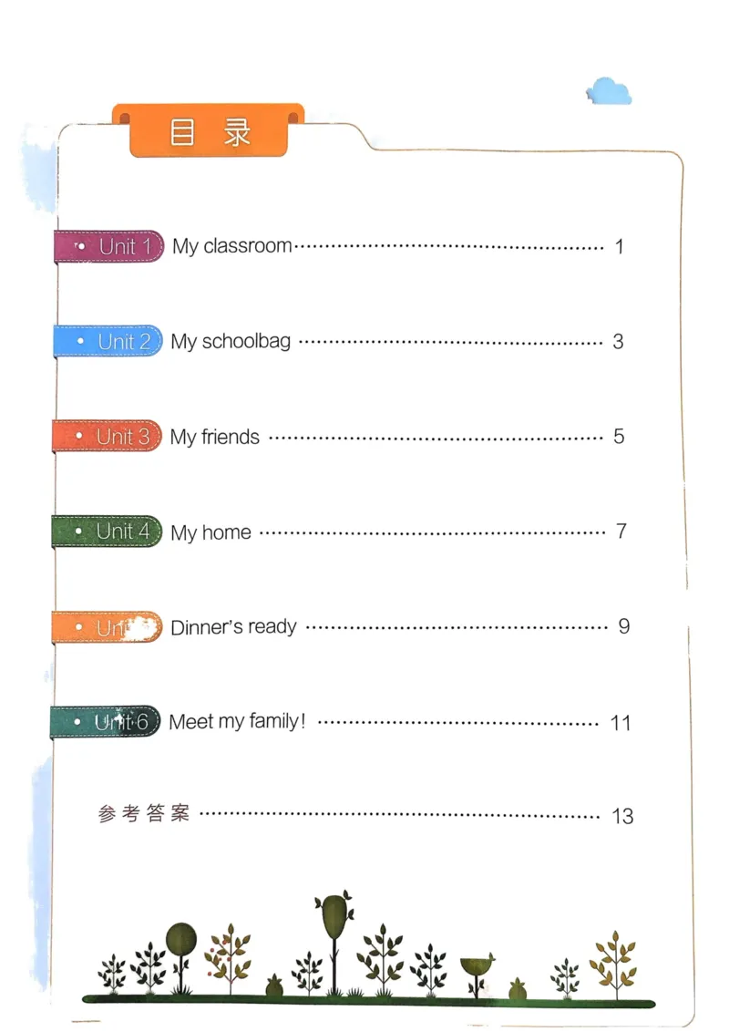 四年级英语上册人教PEP版24秋《小学霸冲A卷》同步阅读_26春四年级上下册人教版_四上英语合集人教版PEP英语四年级上册新教材（教学视频+课件+动画+音频+练习+教案）_17练习资料