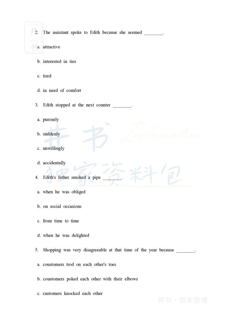 大学英语四级阅读40篇(含答案)_大学英语四六级_赠送_四六级作文模板+单词_阅读