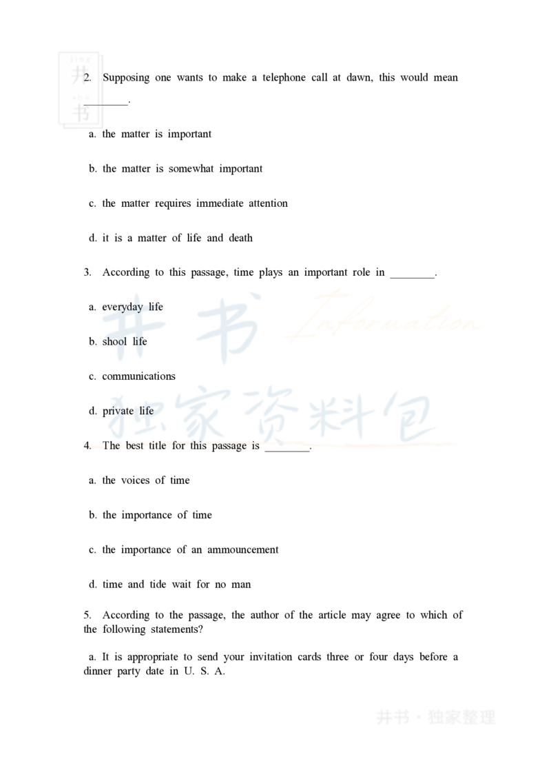 大学英语四级阅读40篇(含答案)_大学英语四六级_赠送_四六级作文模板+单词_阅读