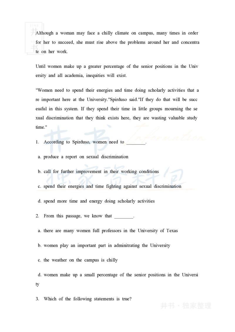 大学英语四级阅读40篇(含答案)_大学英语四六级_赠送_四六级作文模板+单词_阅读