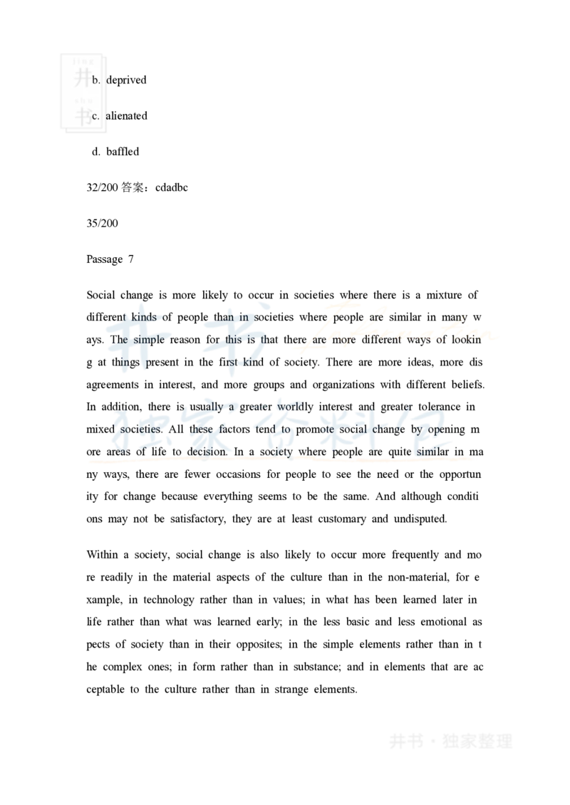 大学英语四级阅读40篇(含答案)_大学英语四六级_赠送_四六级作文模板+单词_阅读