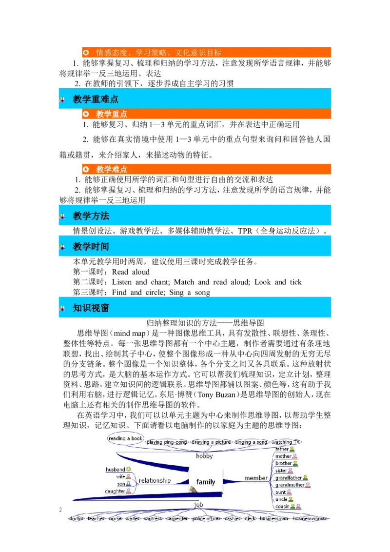 单元概述与课时安排_26春四年级上下册人教版_四上英语合集人教版PEP英语四年级上册新教材（教学视频+课件+动画+音频+练习+教案）_19同步教案课件_人教pep3_3-6年级下册_3年级下册_2024春