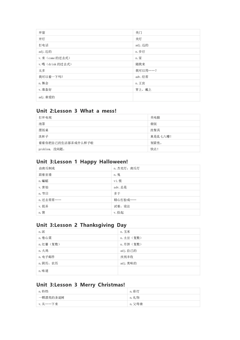 川教版英语六年级上册单词默写表_26春四年级上下册人教版_四上英语合集人教版PEP英语四年级上册新教材（教学视频+课件+动画+音频+练习+教案）_17练习资料_《小学英语单词默写表》
