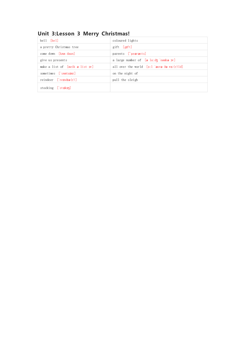 川教版英语六年级上册单词默写表_26春四年级上下册人教版_四上英语合集人教版PEP英语四年级上册新教材（教学视频+课件+动画+音频+练习+教案）_17练习资料_《小学英语单词默写表》
