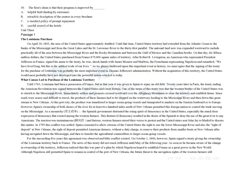 大学英语四级阅读200篇_大学英语四六级_赠送_四六级作文模板+单词_阅读