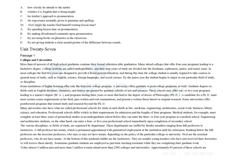 大学英语四级阅读200篇_大学英语四六级_赠送_四六级作文模板+单词_阅读
