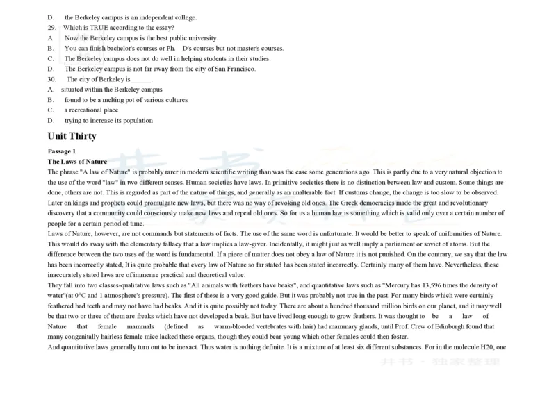 大学英语四级阅读200篇_大学英语四六级_赠送_四六级作文模板+单词_阅读