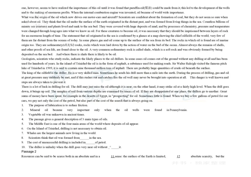 大学英语四级阅读200篇_大学英语四六级_赠送_四六级作文模板+单词_阅读