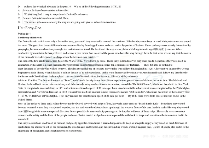 大学英语四级阅读200篇_大学英语四六级_赠送_四六级作文模板+单词_阅读