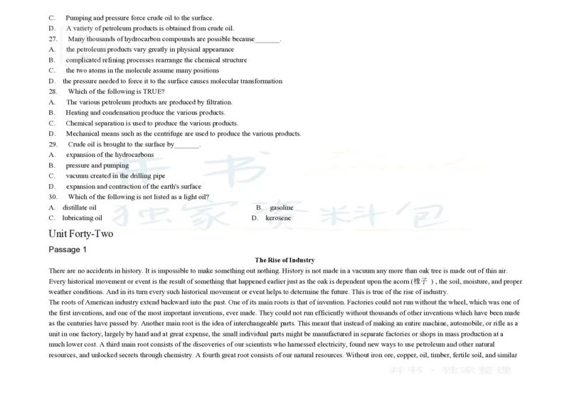 大学英语四级阅读200篇_大学英语四六级_赠送_四六级作文模板+单词_阅读
