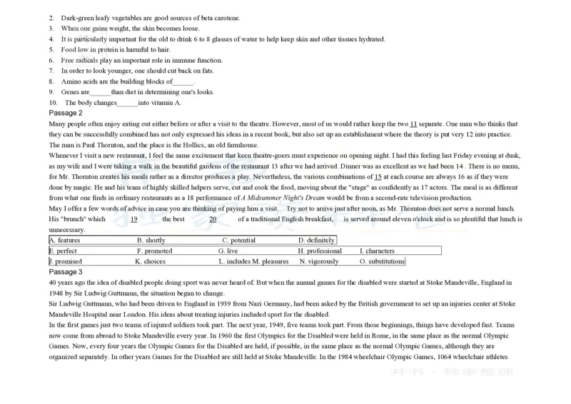 大学英语四级阅读200篇_大学英语四六级_赠送_四六级作文模板+单词_阅读