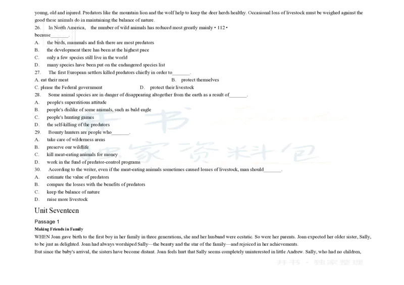 大学英语四级阅读200篇_大学英语四六级_赠送_四六级作文模板+单词_阅读