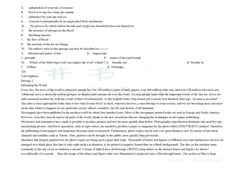 大学英语四级阅读200篇_大学英语四六级_赠送_四六级作文模板+单词_阅读