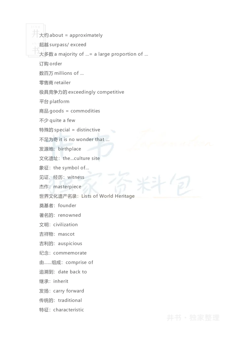 四六级翻译必背句型_大学英语四六级_赠送_四六级作文模板+单词