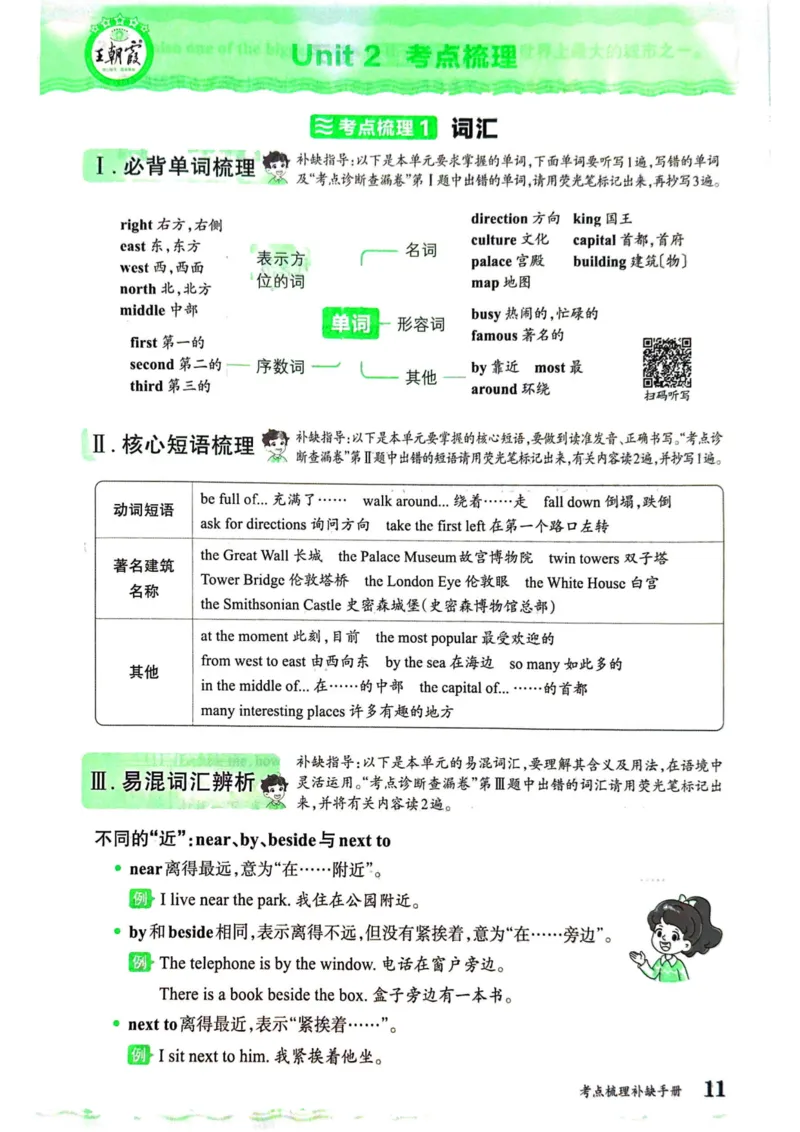 剑桥版英语六年级上册《考点梳理补缺手册》（24秋）_26春四年级上下册人教版_四上英语合集人教版PEP英语四年级上册新教材（教学视频+课件+动画+音频+练习+教案）_17练习资料