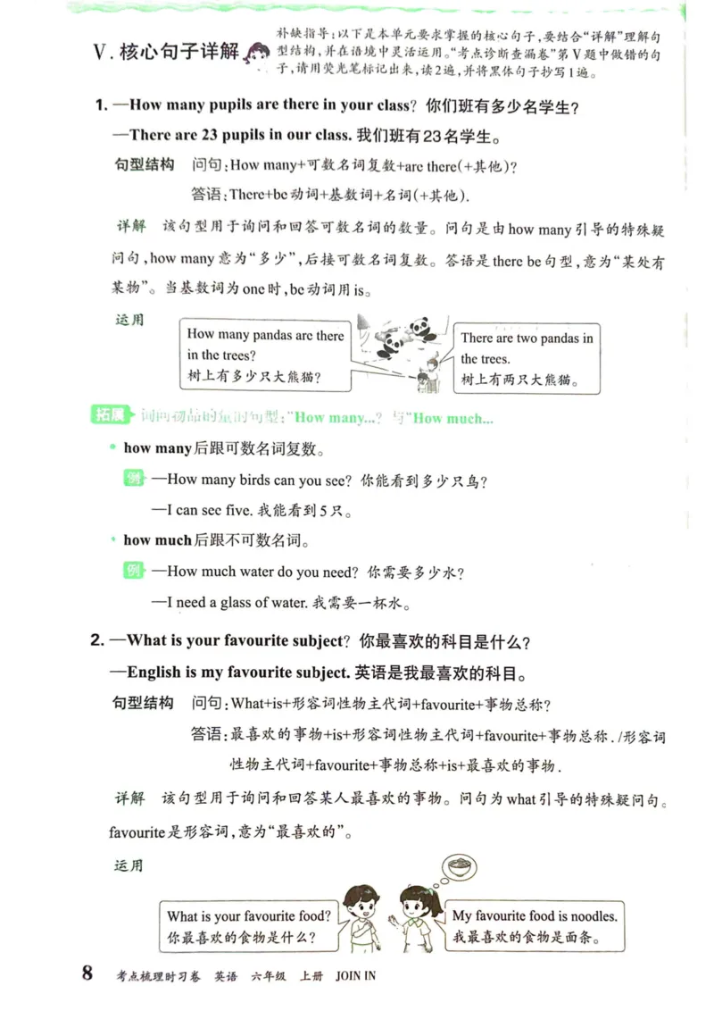 剑桥版英语六年级上册《考点梳理补缺手册》（24秋）_26春四年级上下册人教版_四上英语合集人教版PEP英语四年级上册新教材（教学视频+课件+动画+音频+练习+教案）_17练习资料