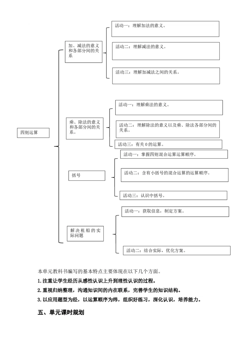 1《四则运算》_2026春人教版数学四年级下册_四下人教数学_四年级下册_新课标教案