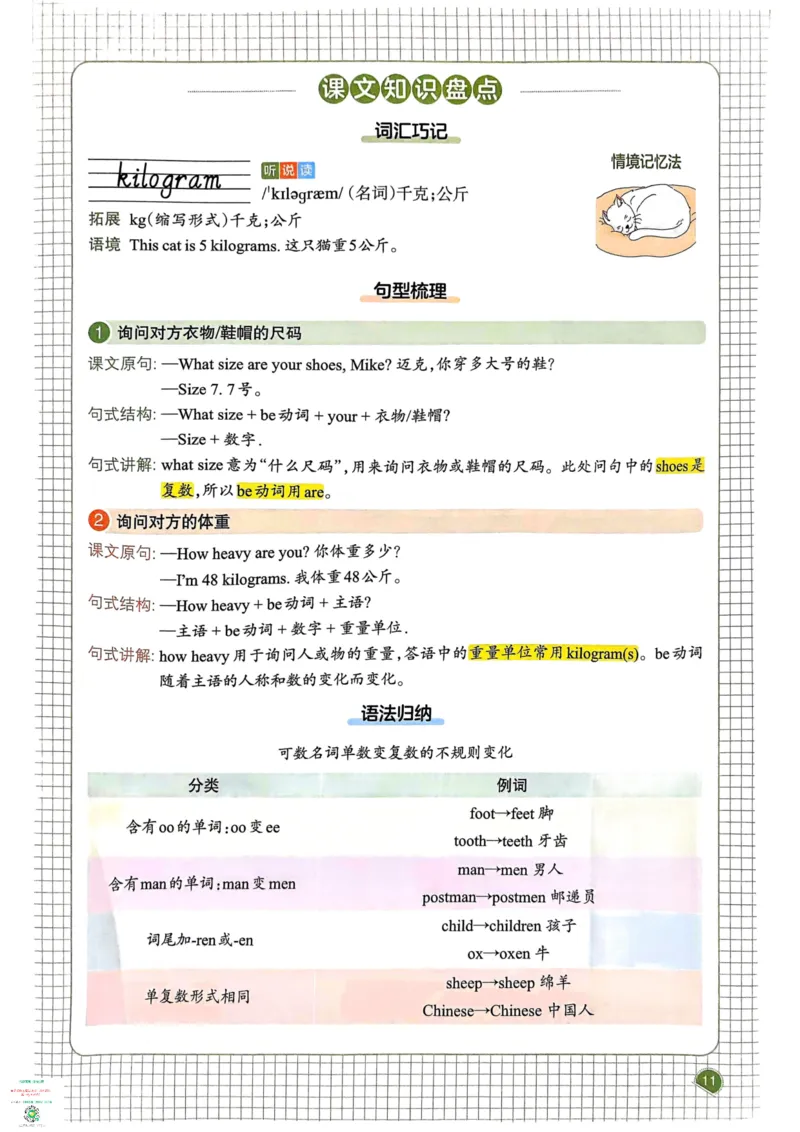 六年级英语下册25春人教PEP版《一本预习笔记》_26春四年级上下册人教版_四上英语合集人教版PEP英语四年级上册新教材（教学视频+课件+动画+音频+练习+教案）_17练习资料