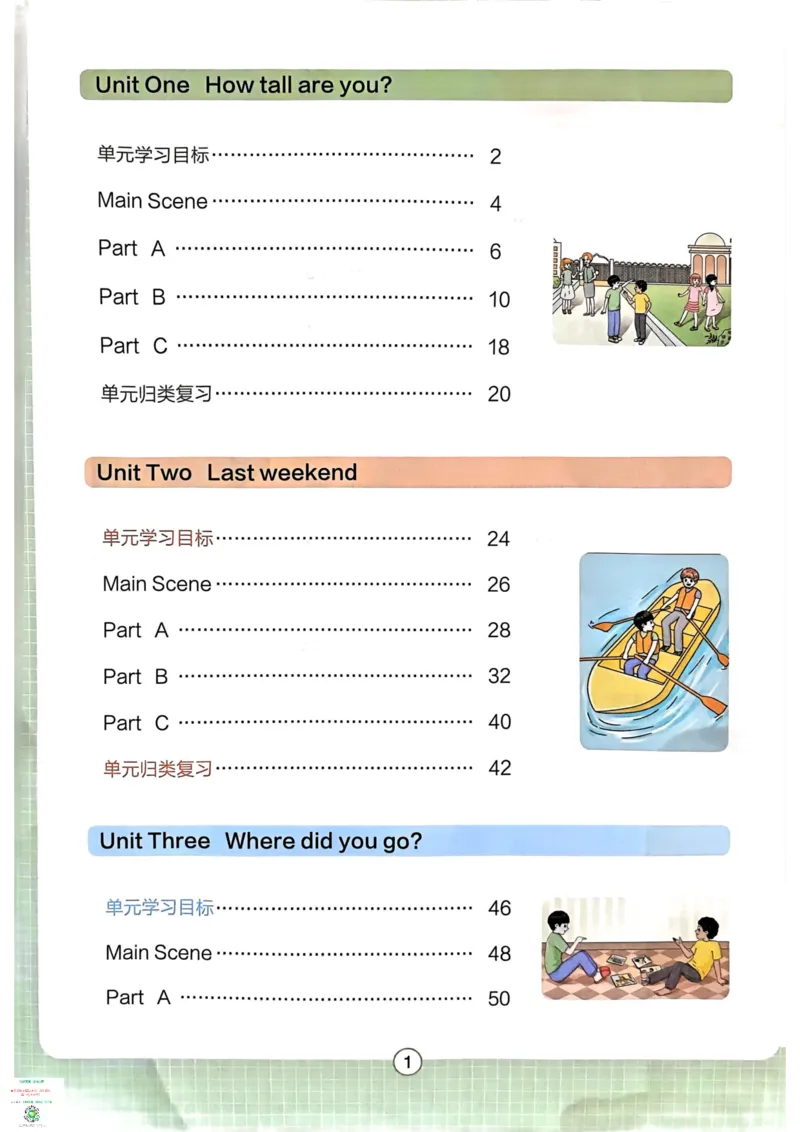六年级英语下册25春人教PEP版《一本预习笔记》_26春四年级上下册人教版_四上英语合集人教版PEP英语四年级上册新教材（教学视频+课件+动画+音频+练习+教案）_17练习资料