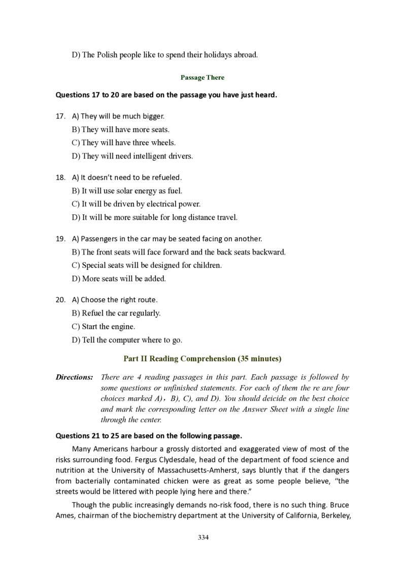 大学英语六级(CET-6)历年真题大全[90-07年37套]_大学英语四六级_大学英语四级+六级_六级真题_六级真题_1990年-2018年真题资料合集_1990&mdash;2007年6月CET6