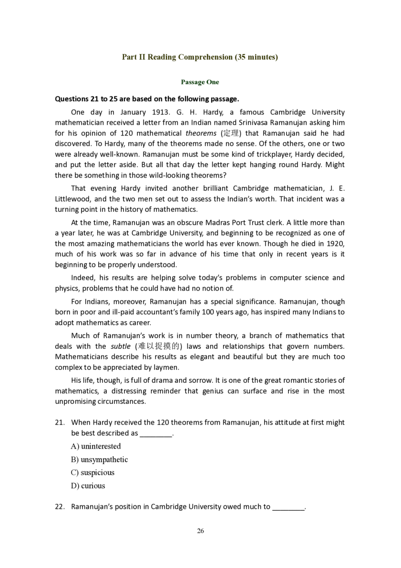 大学英语六级(CET-6)历年真题大全[90-07年37套]_大学英语四六级_大学英语四级+六级_六级真题_六级真题_1990年-2018年真题资料合集_1990&mdash;2007年6月CET6