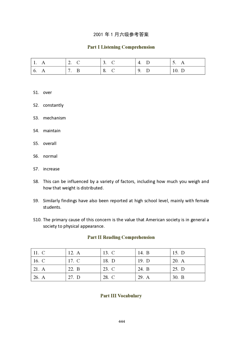 大学英语六级(CET-6)历年真题大全[90-07年37套]_大学英语四六级_大学英语四级+六级_六级真题_六级真题_1990年-2018年真题资料合集_1990&mdash;2007年6月CET6