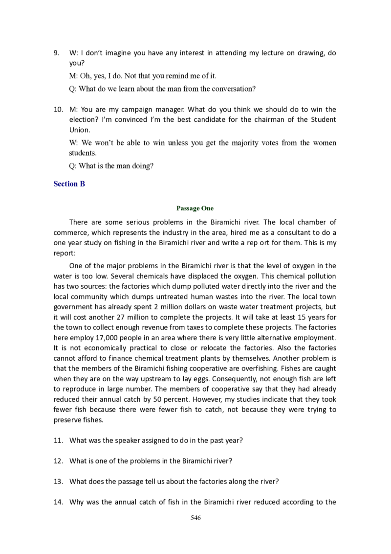 大学英语六级(CET-6)历年真题大全[90-07年37套]_大学英语四六级_大学英语四级+六级_六级真题_六级真题_1990年-2018年真题资料合集_1990&mdash;2007年6月CET6