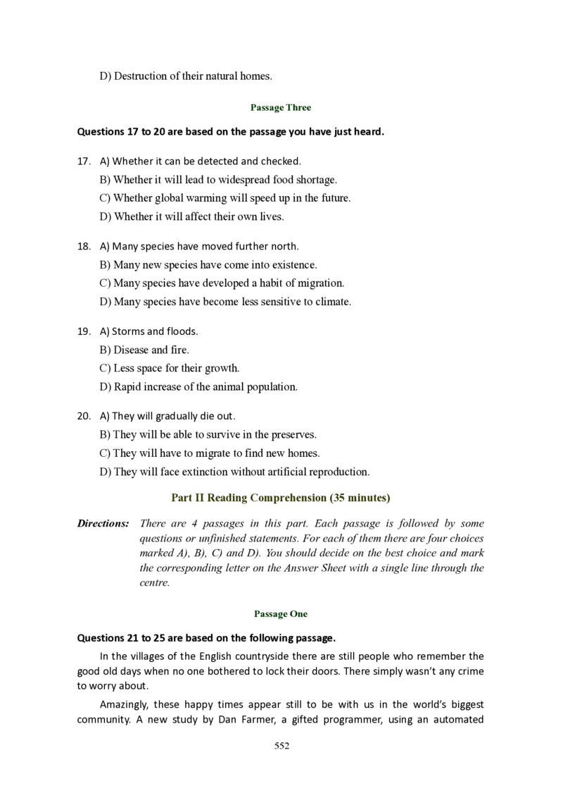 大学英语六级(CET-6)历年真题大全[90-07年37套]_大学英语四六级_大学英语四级+六级_六级真题_六级真题_1990年-2018年真题资料合集_1990&mdash;2007年6月CET6