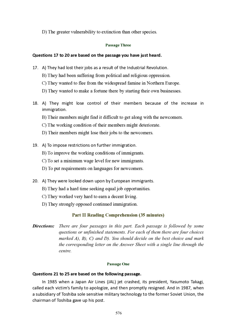 大学英语六级(CET-6)历年真题大全[90-07年37套]_大学英语四六级_大学英语四级+六级_六级真题_六级真题_1990年-2018年真题资料合集_1990&mdash;2007年6月CET6