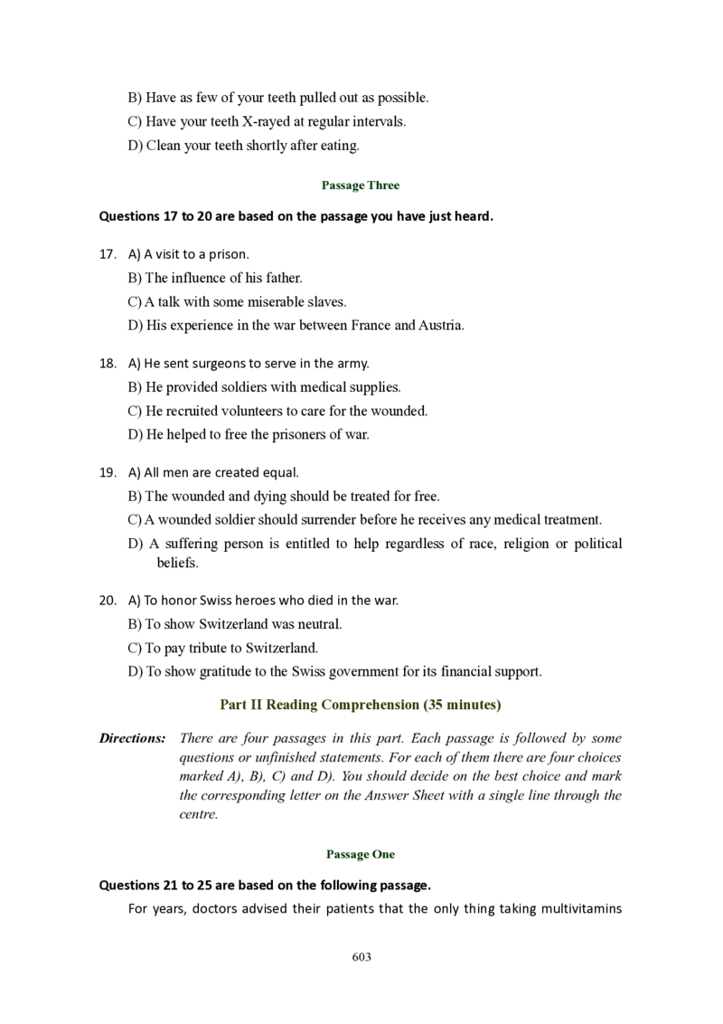 大学英语六级(CET-6)历年真题大全[90-07年37套]_大学英语四六级_大学英语四级+六级_六级真题_六级真题_1990年-2018年真题资料合集_1990&mdash;2007年6月CET6