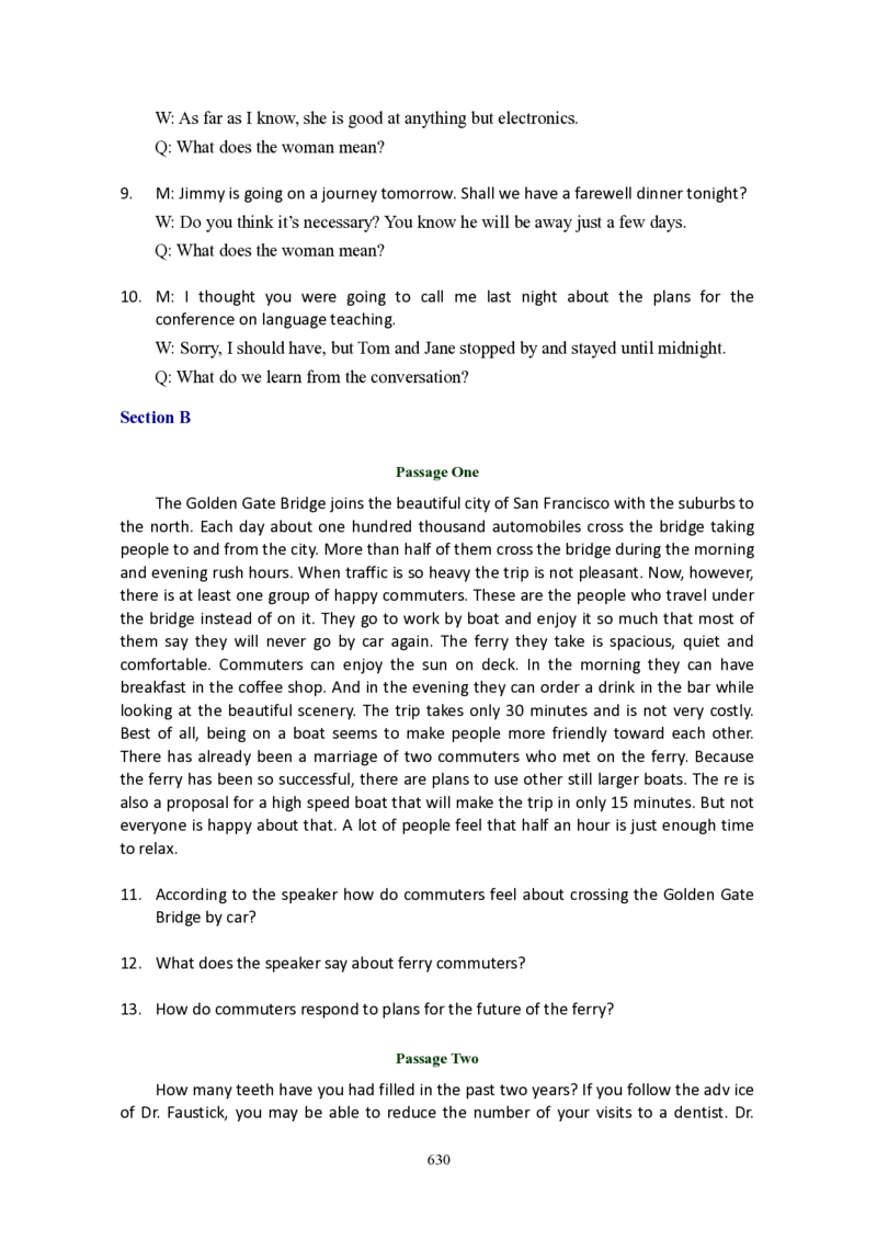 大学英语六级(CET-6)历年真题大全[90-07年37套]_大学英语四六级_大学英语四级+六级_六级真题_六级真题_1990年-2018年真题资料合集_1990&mdash;2007年6月CET6