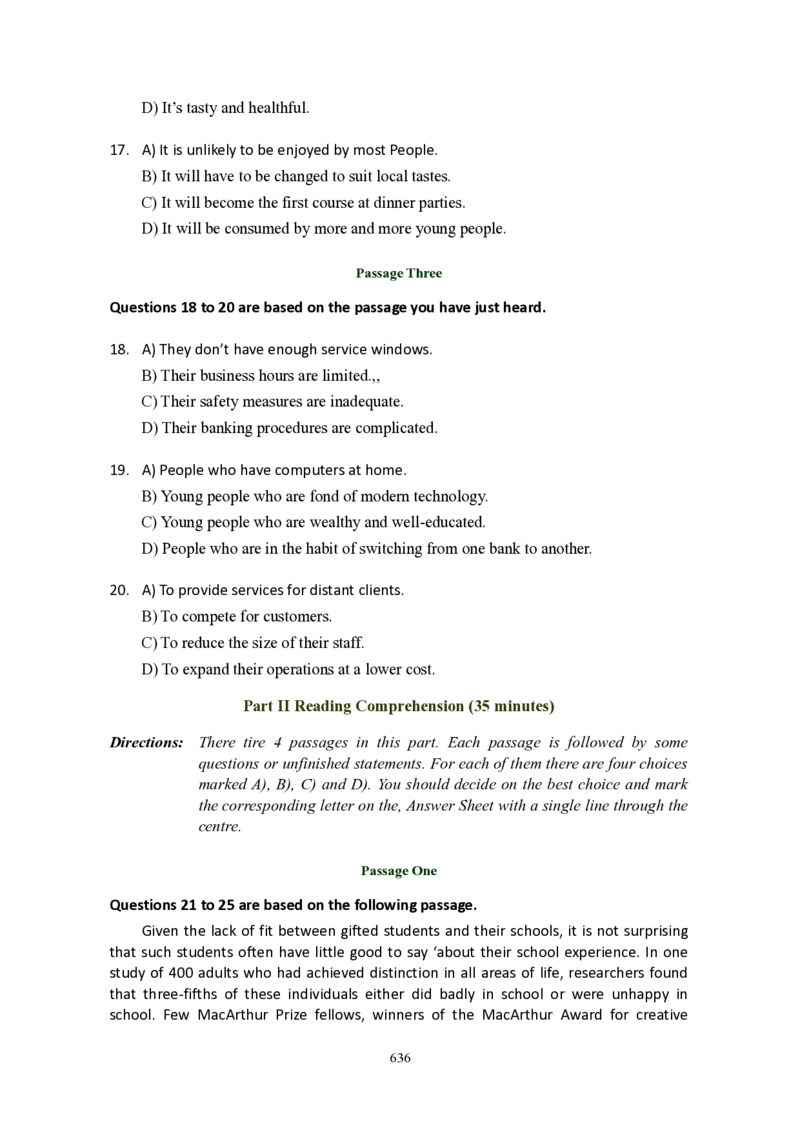 大学英语六级(CET-6)历年真题大全[90-07年37套]_大学英语四六级_大学英语四级+六级_六级真题_六级真题_1990年-2018年真题资料合集_1990&mdash;2007年6月CET6