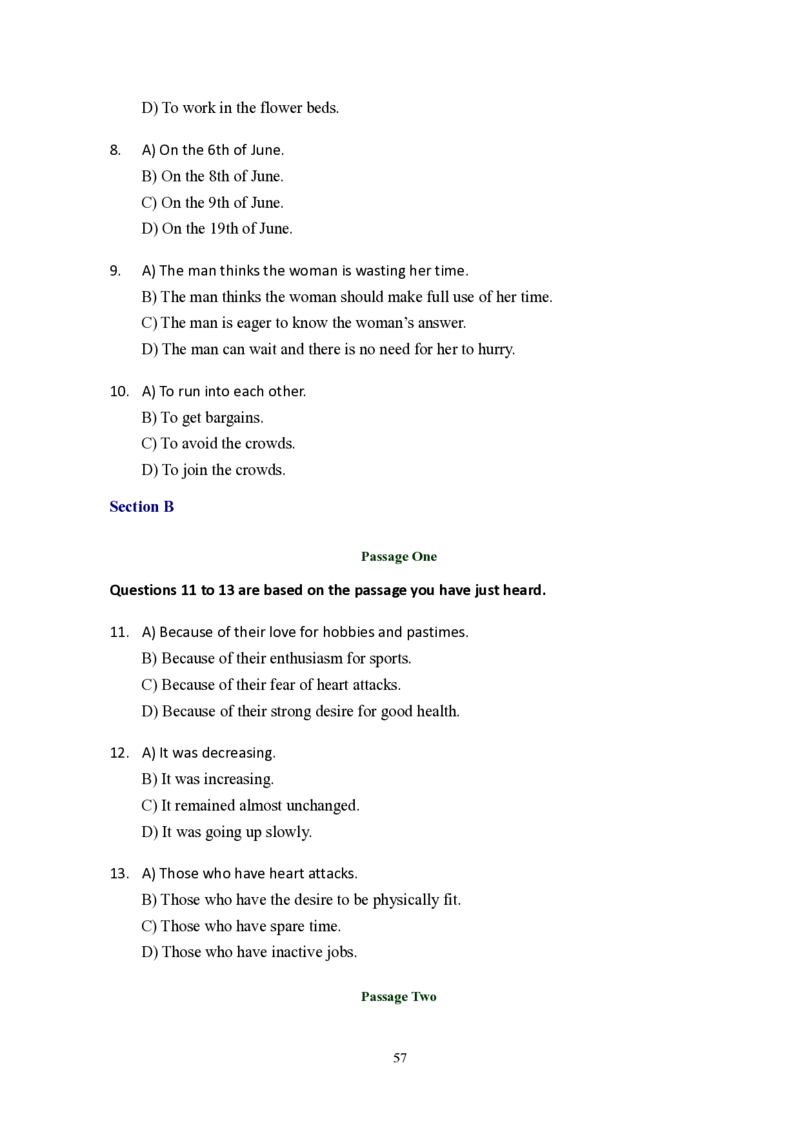 大学英语六级(CET-6)历年真题大全[90-07年37套]_大学英语四六级_大学英语四级+六级_六级真题_六级真题_1990年-2018年真题资料合集_1990&mdash;2007年6月CET6