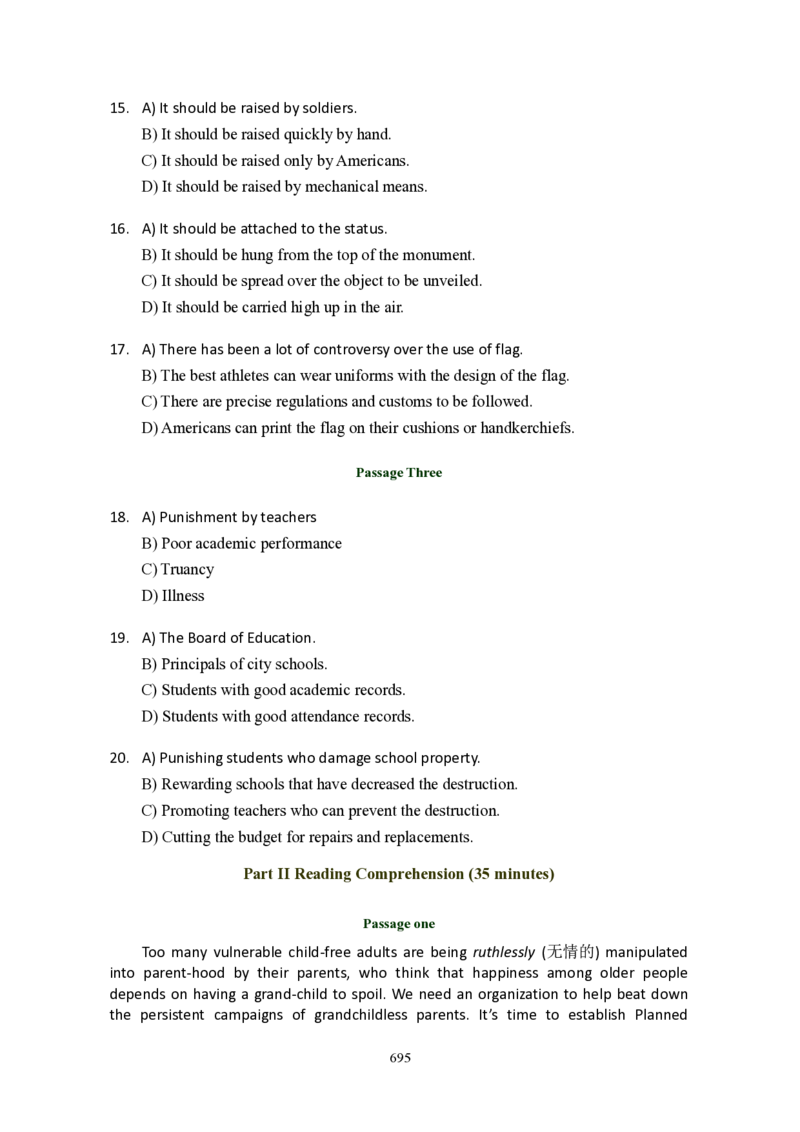 大学英语六级(CET-6)历年真题大全[90-07年37套]_大学英语四六级_大学英语四级+六级_六级真题_六级真题_1990年-2018年真题资料合集_1990&mdash;2007年6月CET6