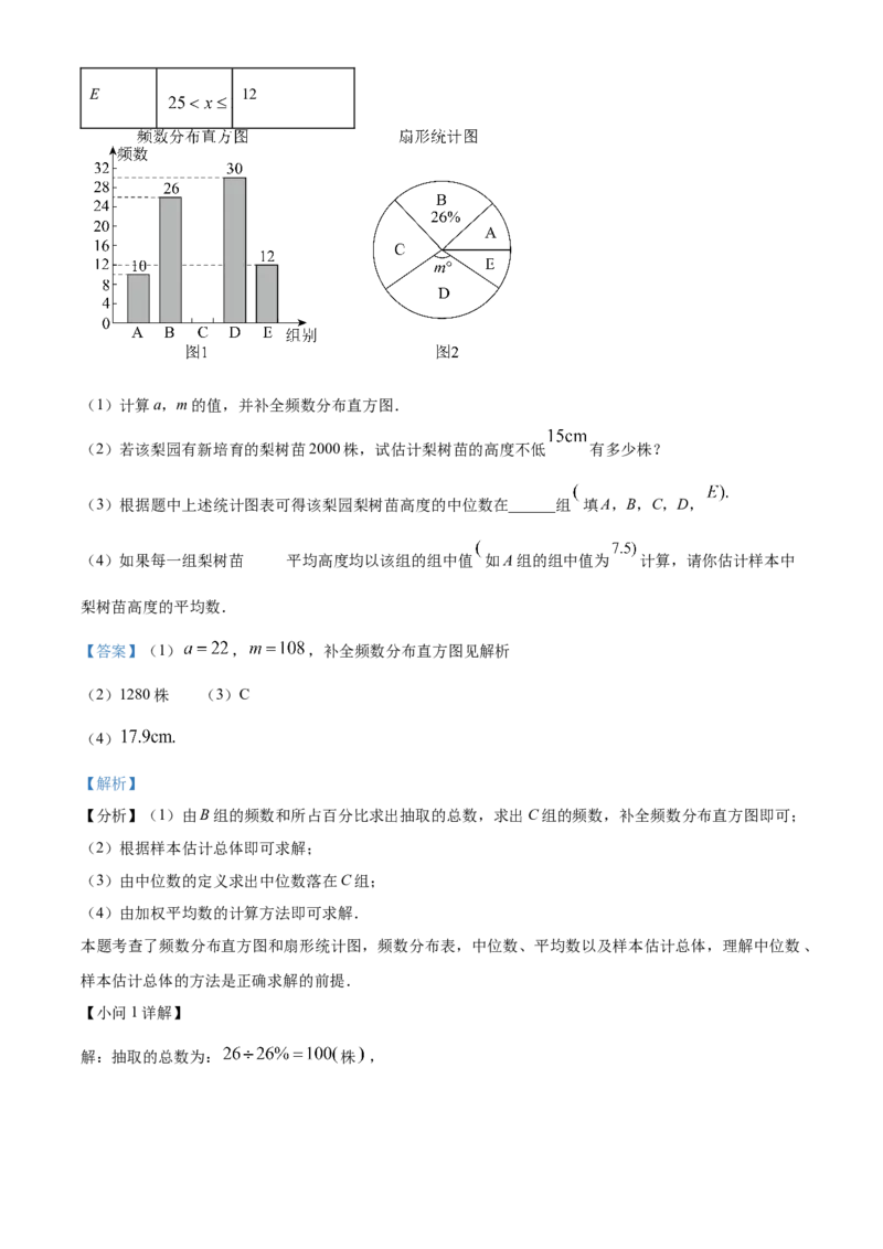 精品解析：2025年安徽省六安市裕安区青山路初级中学中考数学二模试卷（解析版）_2025年安徽省中考模拟试卷数学_2025年安徽数学二模卷61份