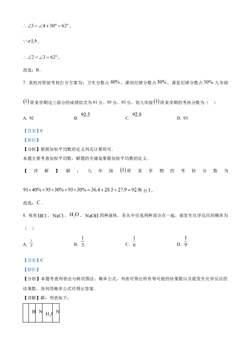 精品解析：2025年安徽省六安市裕安区青山路初级中学中考数学二模试卷（解析版）_2025年安徽省中考模拟试卷数学_2025年安徽数学二模卷61份