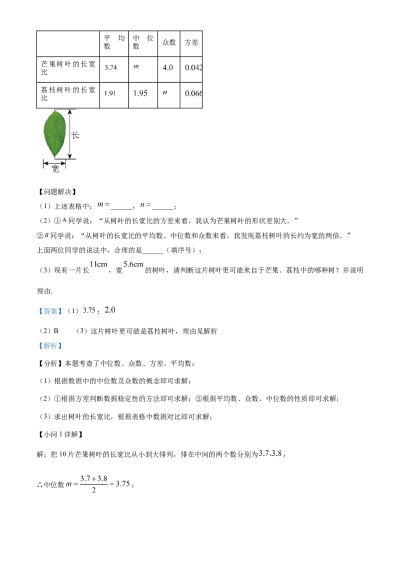 精品解析：2025年安徽省合肥市高新区中考第一次模拟考试数学试题（解析版）_2025年安徽省中考模拟试卷数学_2025年安徽数学一模卷62份