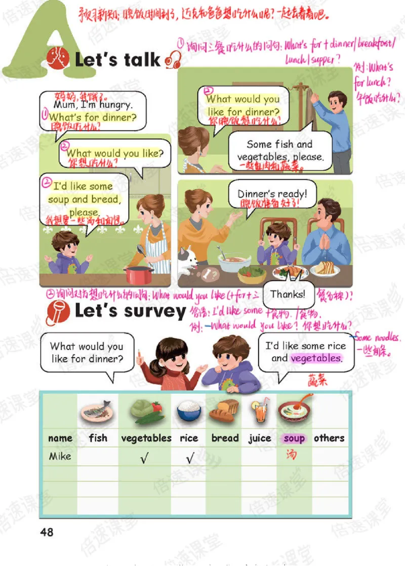 四年级上册英语人教PEP版课堂笔记_26春四年级上下册人教版_四上英语合集人教版PEP英语四年级上册新教材（教学视频+课件+动画+音频+练习+教案）_17练习资料_《课堂笔记》