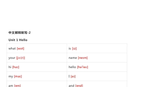 北师大三起三年级上英语单词默写_26春四年级上下册人教版_四上英语合集人教版PEP英语四年级上册新教材（教学视频+课件+动画+音频+练习+教案）_17练习资料_《小学英语单词默写表》