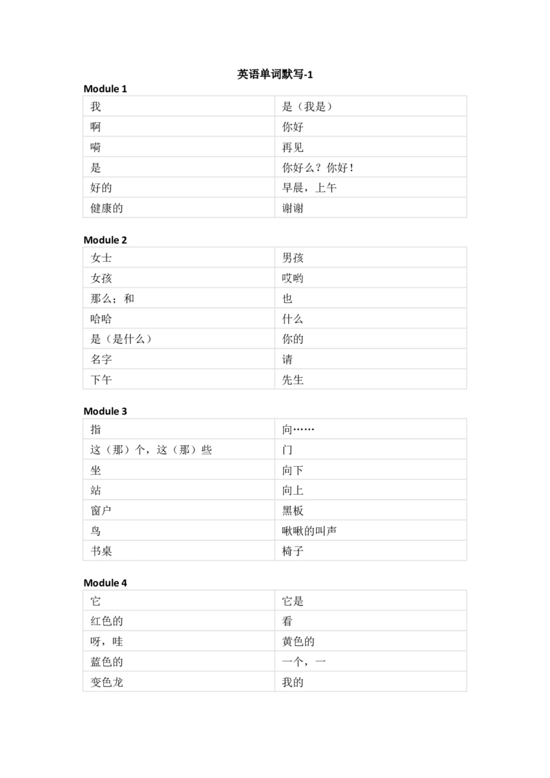 外研版（三起）小学英语三年级上册单词默写_26春四年级上下册人教版_四上英语合集人教版PEP英语四年级上册新教材（教学视频+课件+动画+音频+练习+教案）_17练习资料_3-6年级上册