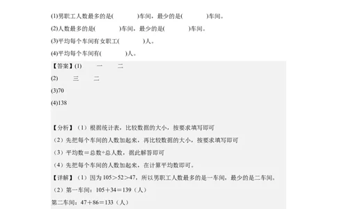 A4解析第八单元平均数与条形统计图素养测评卷-四年级数学下册同步高效课堂系列（人教版）_2026春人教版数学四年级下册_四下人教数学_四年级下册_单元测试卷