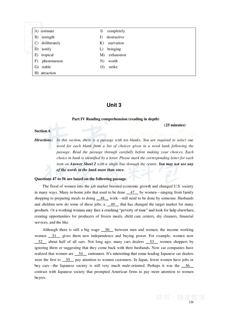 新东方四级精品班讲义-阅读讲义_大学英语四六级_赠送_四六级作文模板+单词_阅读