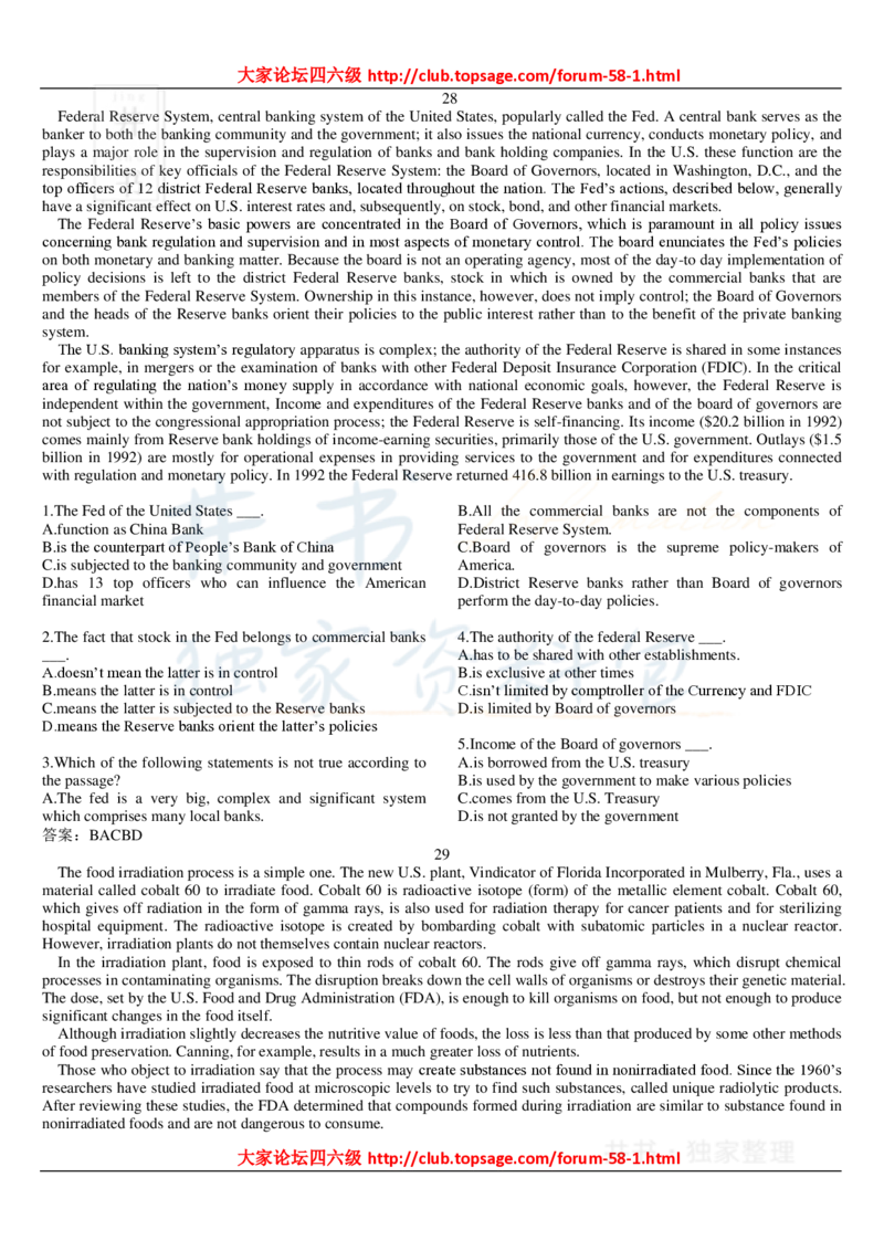 大学英语六级_阅读理解107篇_大学英语四六级_赠送_四六级作文模板+单词_阅读