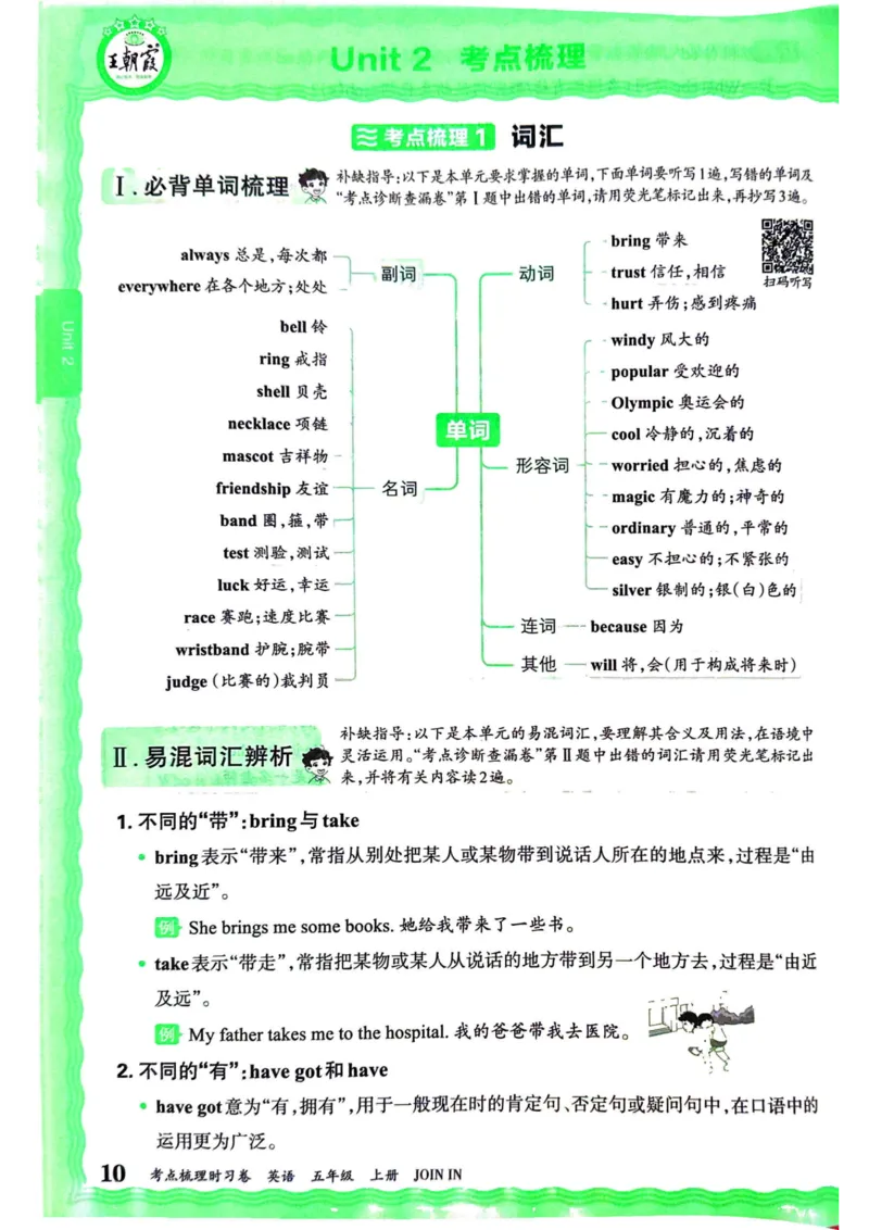 剑桥版英语五年级上册《考点梳理补缺手册》（24秋）_26春四年级上下册人教版_四上英语合集人教版PEP英语四年级上册新教材（教学视频+课件+动画+音频+练习+教案）_17练习资料