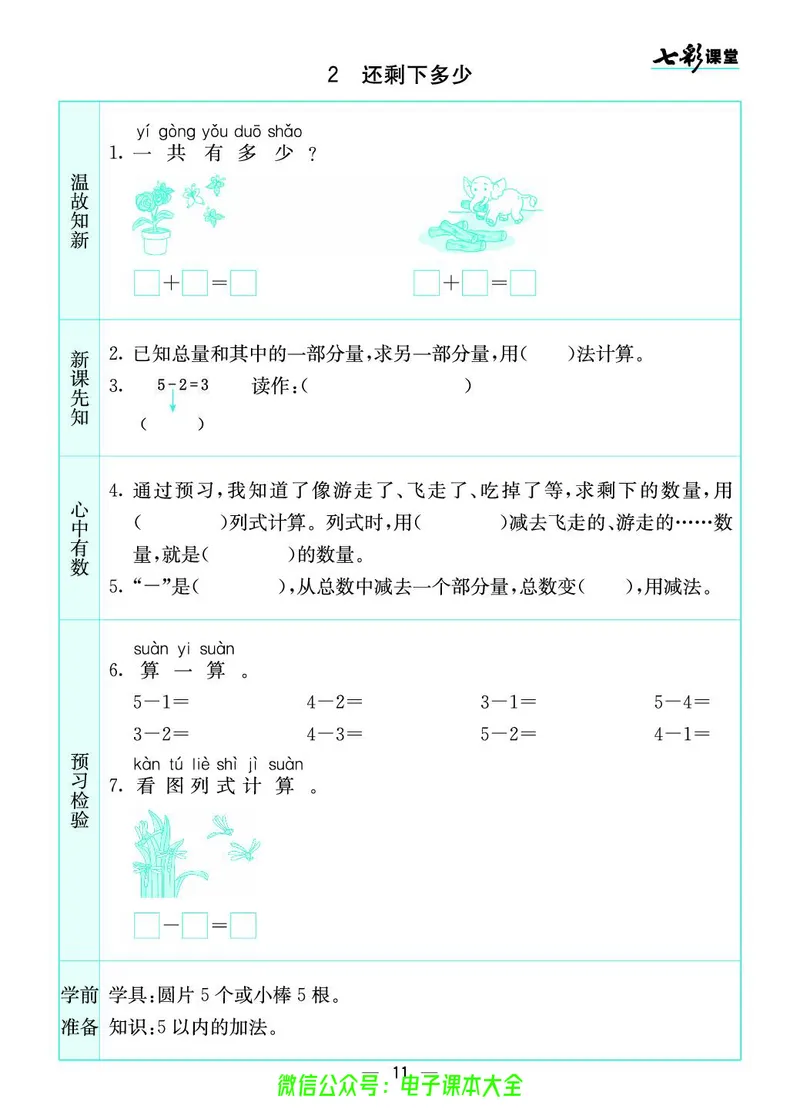 北师大1a_26春四年级上下册人教版_四上英语合集人教版PEP英语四年级上册新教材（教学视频+课件+动画+音频+练习+教案）_17练习资料_小学英语（预习复习资料大礼包）_《预习卡》