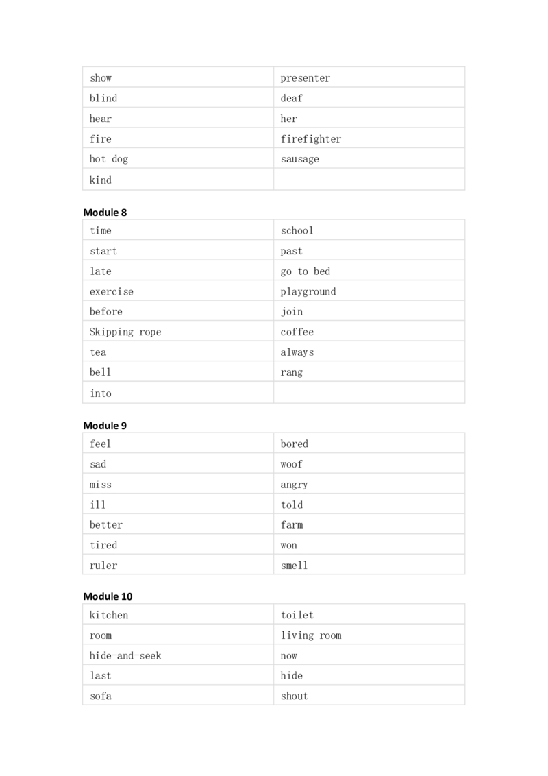 外研版（三起）小学英语五年级上册单词默写_26春四年级上下册人教版_四上英语合集人教版PEP英语四年级上册新教材（教学视频+课件+动画+音频+练习+教案）_17练习资料_3-6年级上册